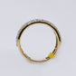 14k Solid Gold Lab Diamond Pave Cluster Men's Band - 30304
