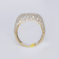10k Solid Gold Lab Diamond Pave Cushion Men's Ring - 30305