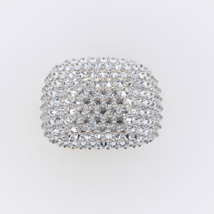 10k Solid Gold Lab Diamond Upside-down Pave Cushion Men's Ring - 30307