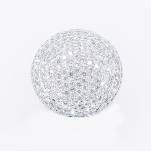 10k Solid Gold Lab Diamond Bustdown Pave Men's Ring - 30309