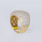 10k Solid Gold Lab Diamond Pave Cushion Men's Ring - 30305