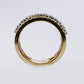 10k Solid Gold Lab Diamond 4 Row Double Layer Men's Band - 30316