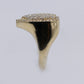 10k Solid Gold Lab Diamond 3D Heart Ring - 30312