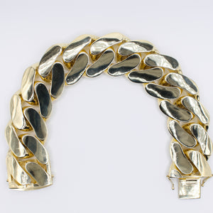 10k Solid Gold 27.60mm XL Cuban Bracelet - 20199