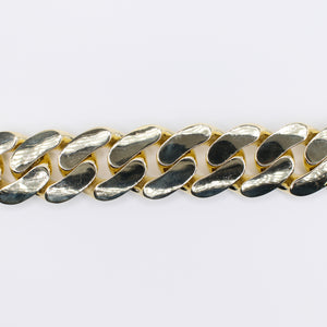10k Solid Gold 27.60mm XL Cuban Bracelet - 20199