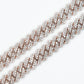 10k Solid Gold 11mm VS1 Diamond Cuban Chain - 10073