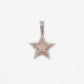 10k Solid Gold Diamond 3D Star Pendant - 60396