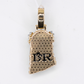 10k Solid Gold Lab Diamond Jesus Pendant - 60643
