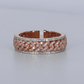 10k Solid Gold Diamond Cuban Men's Band - 30377