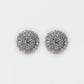 14k Solid Gold 8mm VS Diamond 3D Cake Earrings - 50235