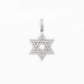 14k Solid Gold VVS/VS1 Diamond 3D Star of David Pendant - 60026