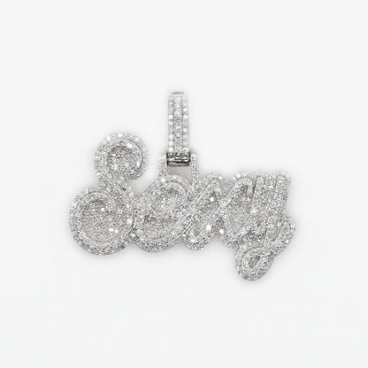 10k Solid Gold Diamond Sexy Pendant - 60229