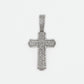 10k Solid Gold Diamond Elevated Cross - 60340