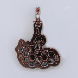 10k Gold Diamond Allah Pendant - 60663