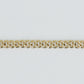 10k Solid Gold Big Lock 5.3mm Diamond Edge Cuban Chain