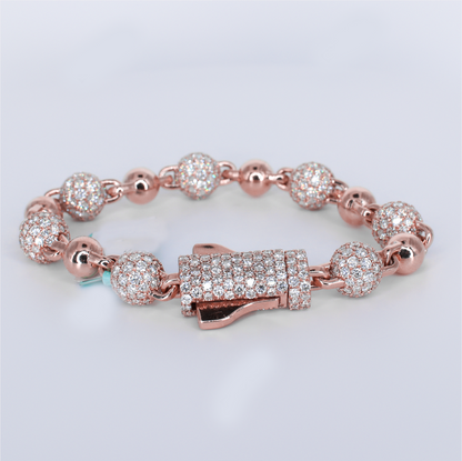 925 Silver VVS Lab Diamond Bracelet - 20231