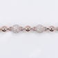 925 Silver VVS Lab Diamond Bracelet - 20231