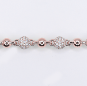 925 Silver VVS Lab Diamond Bracelet - 20231