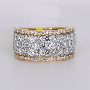 10k Solid Gold Lab Diamond Cluster Ring - 30385