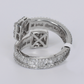 10k Solid Gold Diamond Cuff Ring - 30409