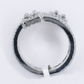 10k Solid Gold Diamond Cuff Ring - 30409