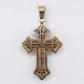 10k Gold Diamond Cross Pendant - 60659