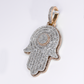 10k Gold Diamond Hamsa Pendant - 60660