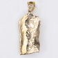 10k Solid Gold Diamond Jesus Head - 60589