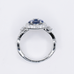 18k Solid Gold Diamond & Ruby Ring - 30367