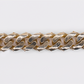 10k Gold Diamond 17mm Cuban Bracelet - 20226