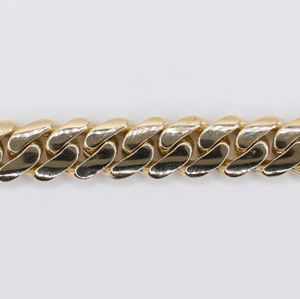 10k Gold 8mm Cuban Bracelet - 20242