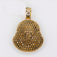 10k Gold Diamond Fat Buddha Pendant - 60631