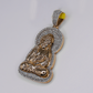 10k Gold Diamond Sitting Buddha Pendant - 60654