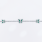 10k Gold 2.5mm Diamond Butterfly Tennis Chain - 10126