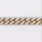10k Solid Gold 15mm Diamond Cuban Chain - 10125