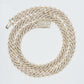 10k Solid Gold 9mm Diamond Edge Cuban Chain - 10017