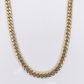 10k Solid Gold 8mm Cuban Chain - 10129