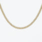 10k Solid Gold 5.3mm Big Lock Diamond Edge Cuban Chain - 10044