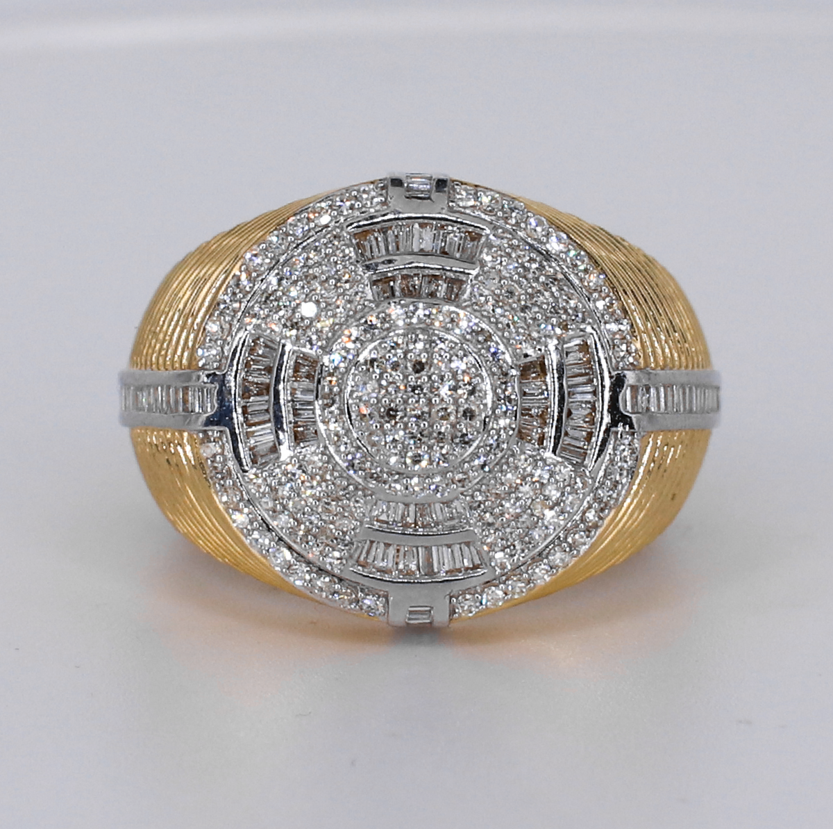 10k Solid Gold Diamond Cluster Ring - 30403