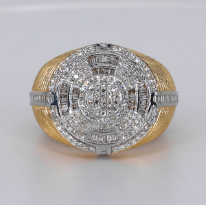 10k Solid Gold Diamond Cluster Ring - 30403