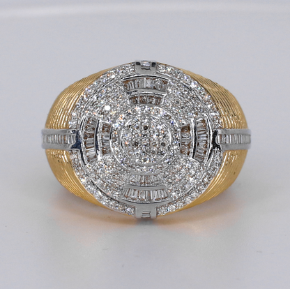10k Solid Gold Diamond Cluster Ring - 30403
