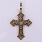 10k Gold Lab Diamond Cross Pendant - 60673