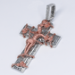 10k Gold Diamond Crucifix Pendant - 60651