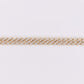 10k Solid Yellow Gold 10mm Lab VVS Diamond Cuban Bracelet - 20200
