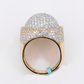 10k Solid Gold Lab Diamond Cluster Dome Ring - 30375