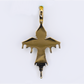 14k Solid Gold VS Diamond Dripping Cross Pendant - 60588