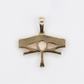 14k Solid Gold Diamond Eye Of Horus Pendant - 60569
