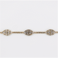 10k Gold Diamond 3 Evil Eye Tennis Illusion Bracelet - 20224