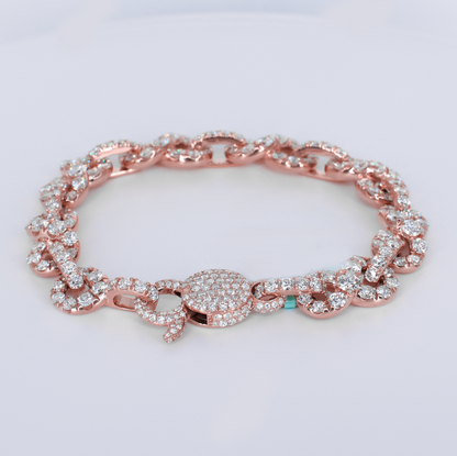 925 Silver VVS Lab Diamond Bracelet - 20233