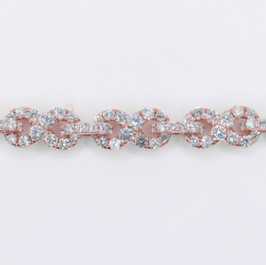 925 Silver VVS Lab Diamond Bracelet - 20233